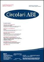 Immagine di Circolari ABI n. 3 del 26 gennaio 2015