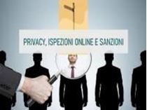 Immagine di Privacy,ispezioni online e sanzioni